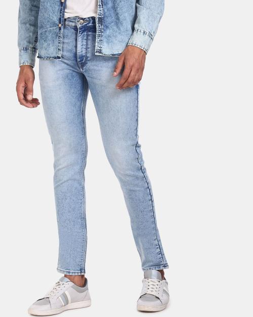 Men Slim Fit Tapered Jeans
