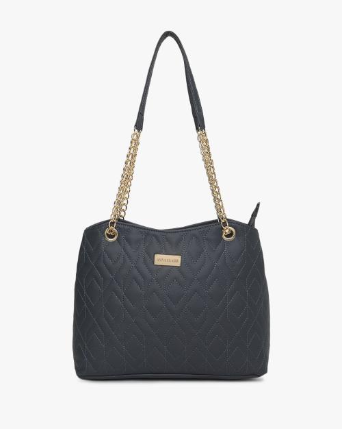 Buy Quilted Shoulder Bag with Chain Strap Online at Best Prices in