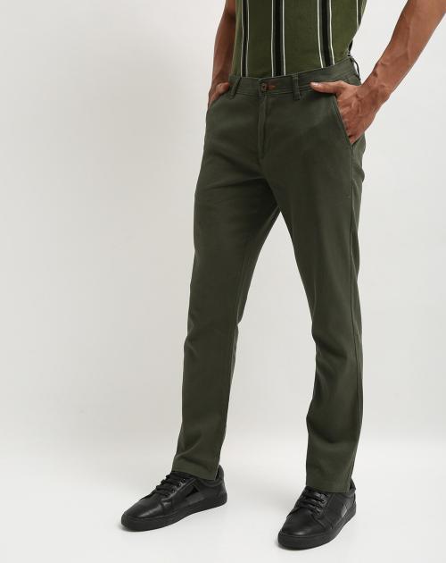 Flat-Front Slim Fit Chinos