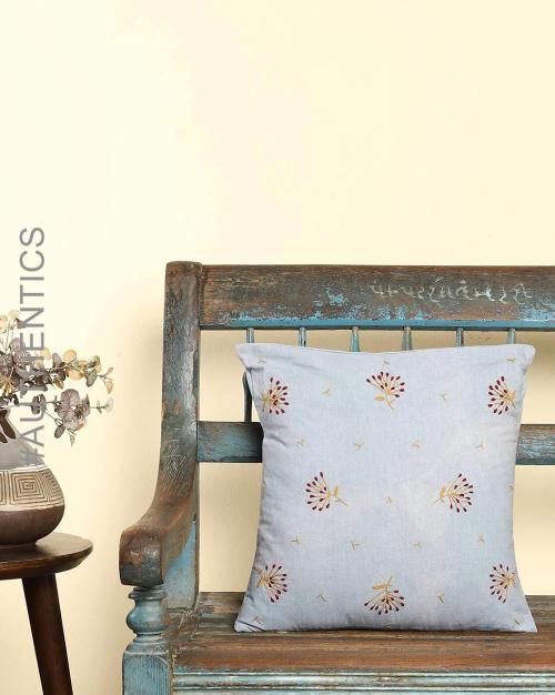 Hand Embroidered Cotton Cushion Cover 16