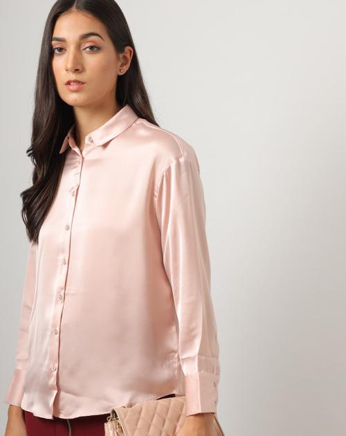 Women Satin Shirt