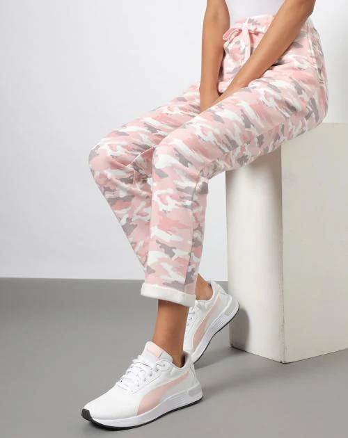Women Camo Print Track Pants