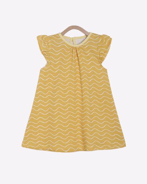 Chevron Print A-line Dress