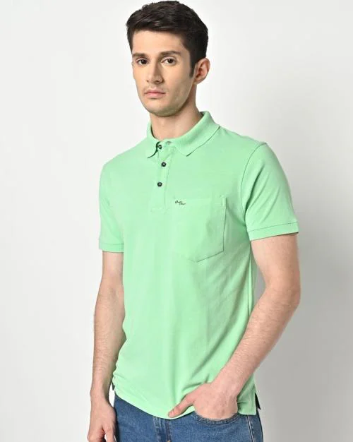 Polo T-shirt with Patch Pocket
