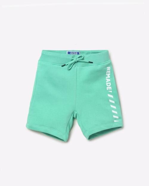 Flat-Front Shorts with Drawstrings