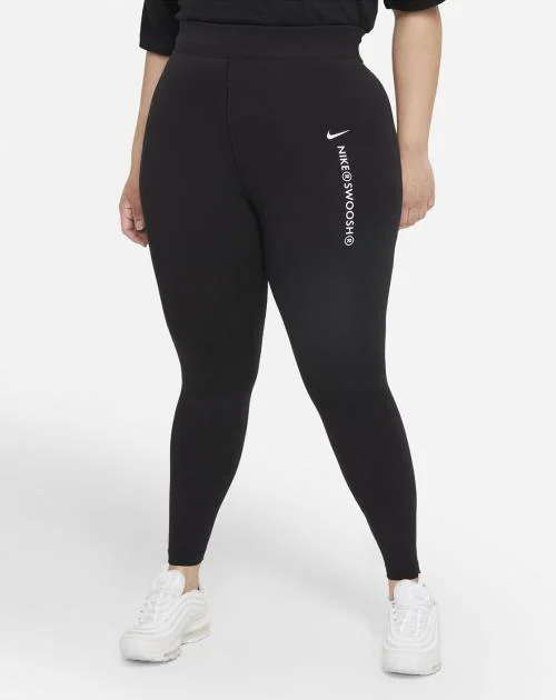 Leggings with Placement Typographic Print