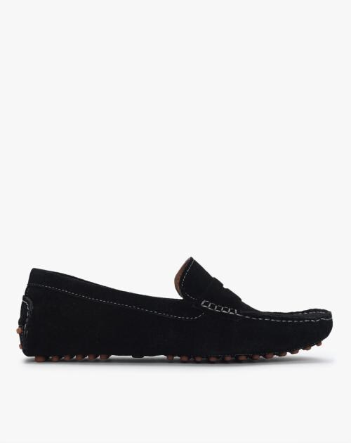 Suede Penny Loafers