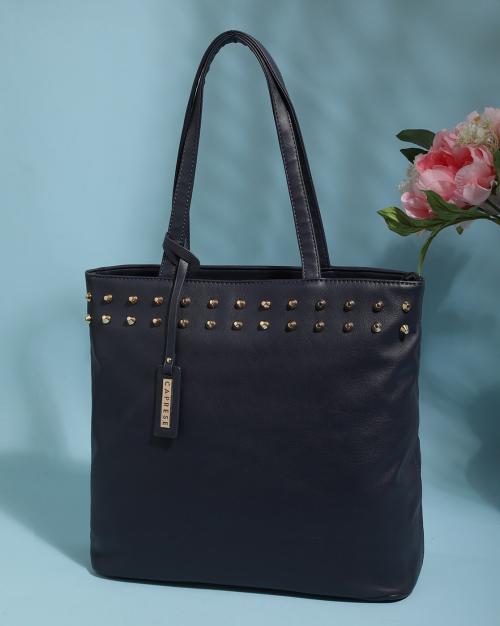 Tote Bag with Metal Embellishments