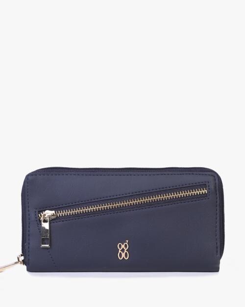 Zip-Around Wallet with External Zip Pocket