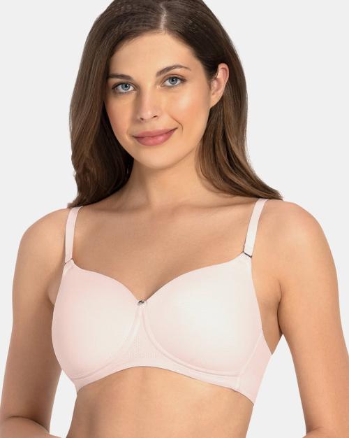 Padded Non-Wired Full Coverage Seamless T-Shirt Bra - BRA75601
