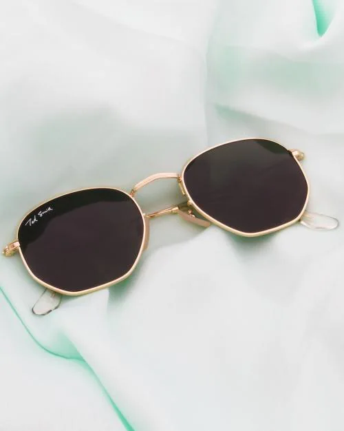 TS-3548-G15 UV-Protected Full-Rim Sunglasses