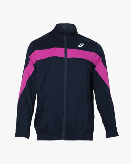Zip-Front Colourblock Track Jacket