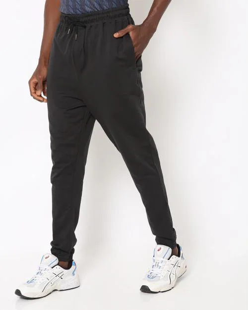 Men Oversized Joggers with Drawstring Waistband
