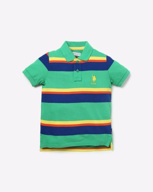 Striped Polo T-shirt