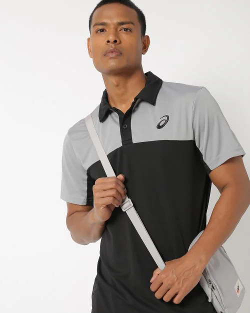Colourblock Polo T-shirt