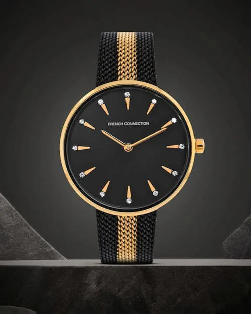 Women Black Dial Analogue Watch - FCL22-B N