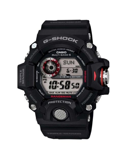 Men G485 G-Shock GW-9400-1DR Black Digital Dial Black Resin Strap Watch