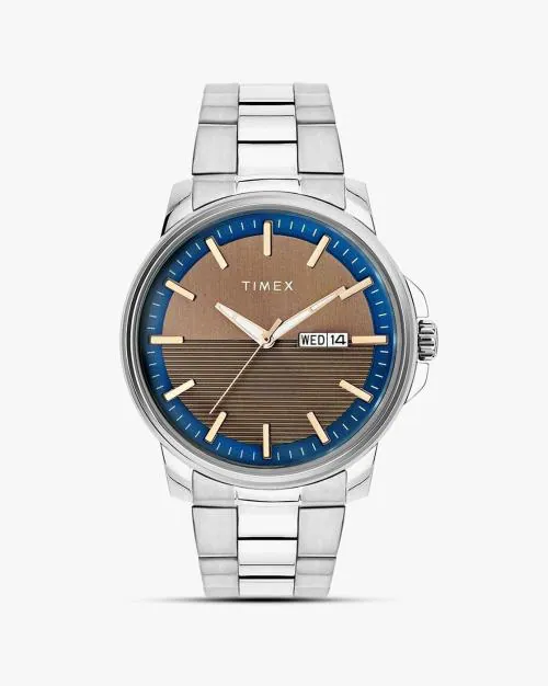 Men TWEG17213 Analogue Watch with Stainless Steel Strap