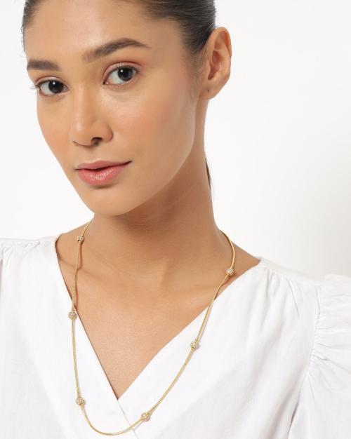 Beaded Long Necklace - TR-OP-306