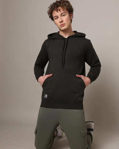 Men Regular Fit Hoodie