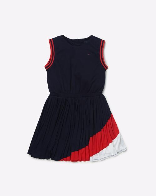 Colourblock Fit & Flare Dress