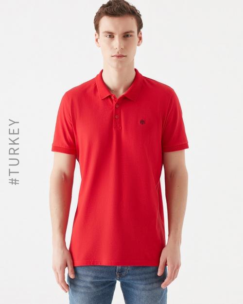 Polo T-shirt with Vented Hem