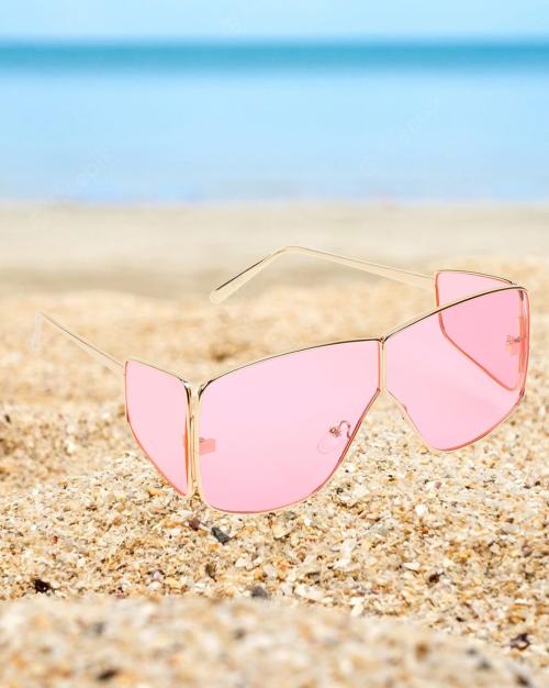 SD-BADSHAH-01 UV-Protected Square Sunglasses