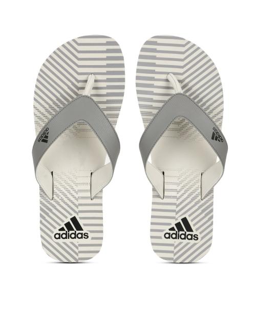 Men Beach Print Max Out Thong-Strap Flip-Flops