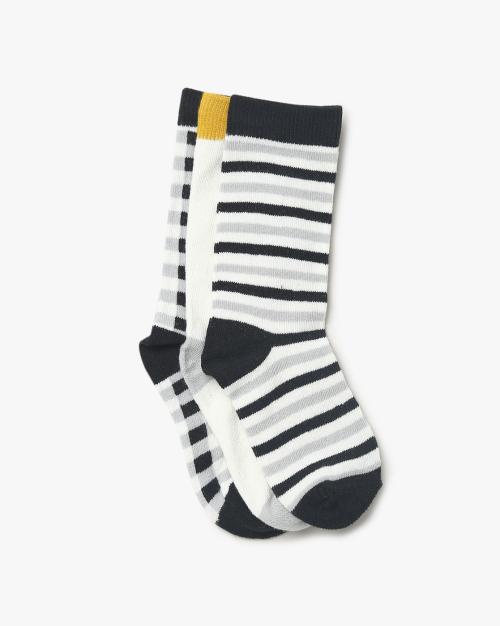 Pack of 3 Mid-Calf Length Socks
