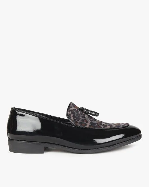 Animal Print Slip-On Shoes