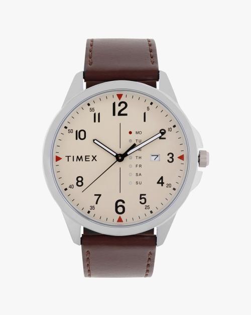 TWEG16514 Analogue Watch with Leather Strap