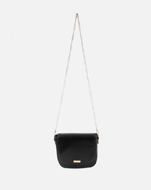 Shoulder Bag with Detachable Chain Strap
