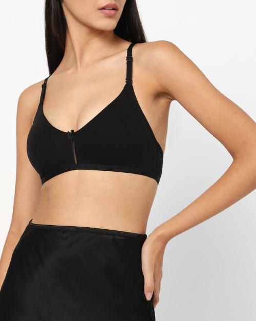 Panelled Non-Padded Bra