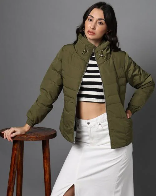 Women Quilted Regular Fit Jacket