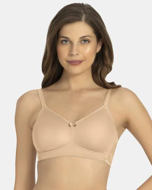 Non-Padded Non-Wired Full Coverage Seamless Smooth Minimiser Bra - BRA77901