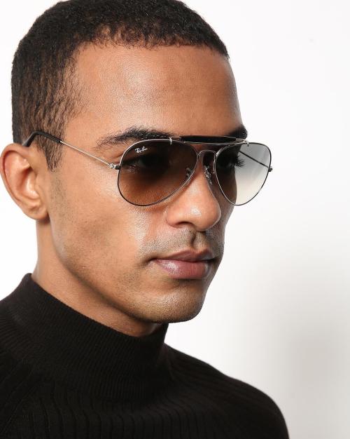 0RB3129I003/3258 Full-Rim Aviator Sunglasses