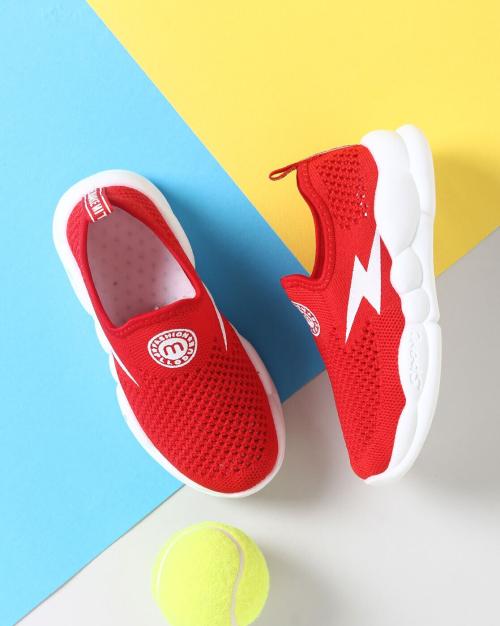 Knitted Mesh Slip-On Shoes