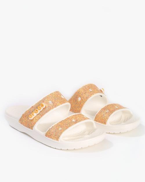 Classic Glitter Slip-On Sandals