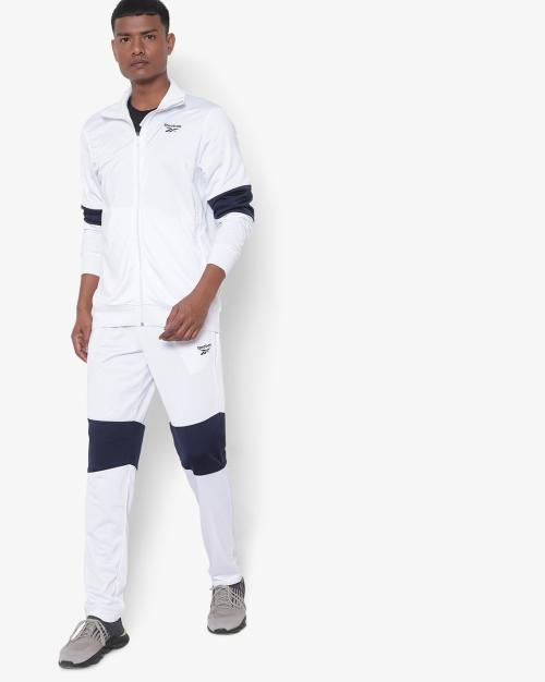 Logo Print Zip-Front High-Neck Outdoor Tracksuit