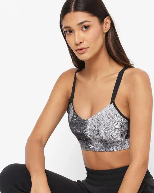 Printed Sports Bra