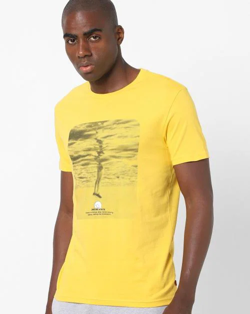 Graphic Print Crew-Neck T-shirt