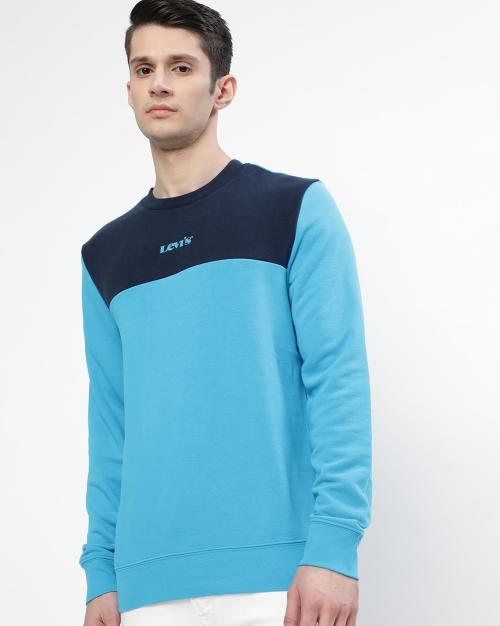Colourblock CrewNeck Sweatshirt JioMart