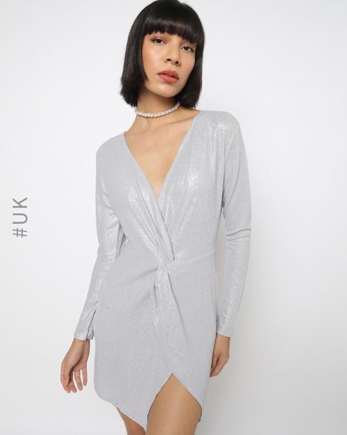 Metallic Bodycon Dress