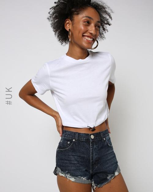 Crew-Neck Crop Top
