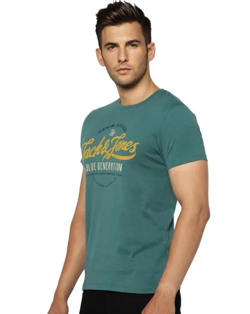 Slim Fit Crew-Neck T-shirt with Logo Branding