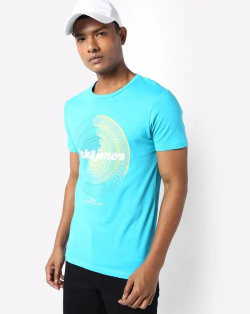 Slim Fit Crew-Neck T-shirt with Logo Branding