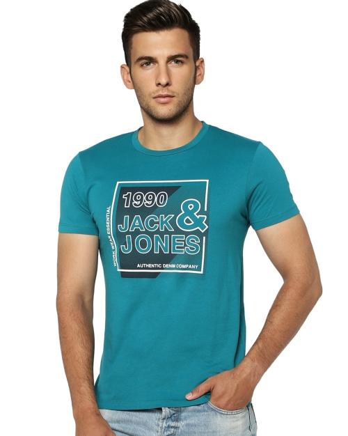 Slim Fit Crew-Neck T-shirt with Logo Branding