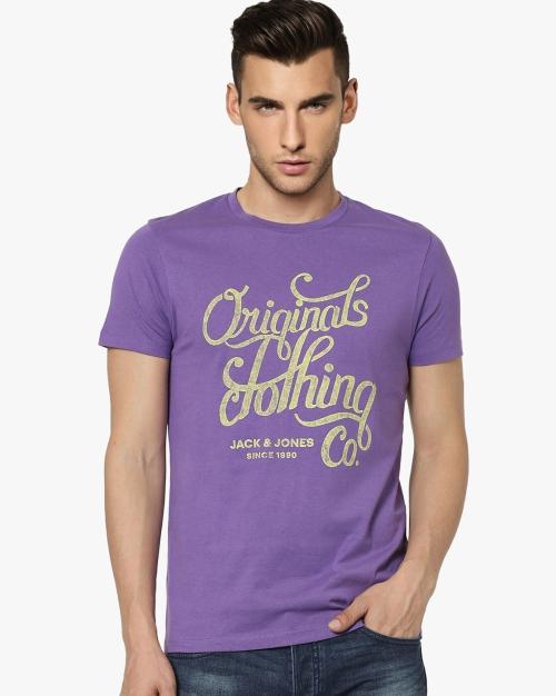 Slim Fit Crew-Neck T-shirt with Logo Branding