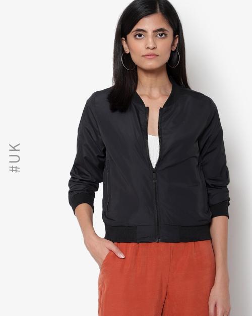 Zip-Front Jacket with Insert Pockets