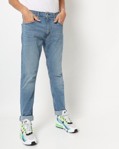 Blr Mb 512 Smu Stolonic Washed Mid-Rise Slim Jeans